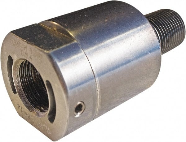 Air Cylinder Self-Aligning Rod Coupler: 1-1/2-12 Thread, Use with Hydraulic & Pneumatic Cylinders MPN:TLAC 112-12