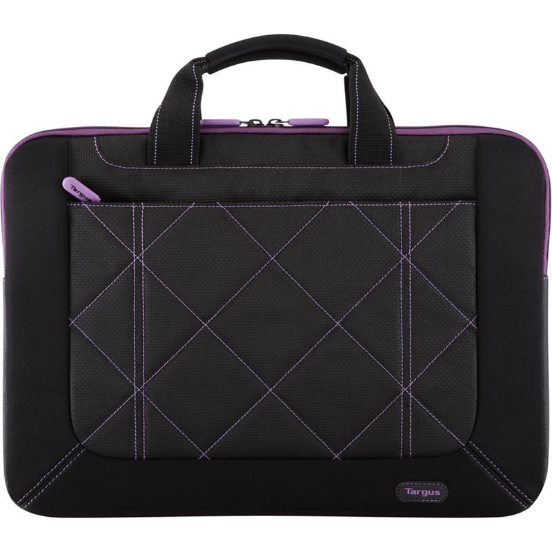 Targus Pulse TSS57401US Carrying Case (Sleeve) for 16in Notebook - Black, Purple (Min Order Qty 2) MPN:TSS57401US