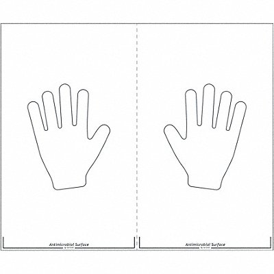 Antimicrobial Surface Stickers 600 mm L MPN:335153