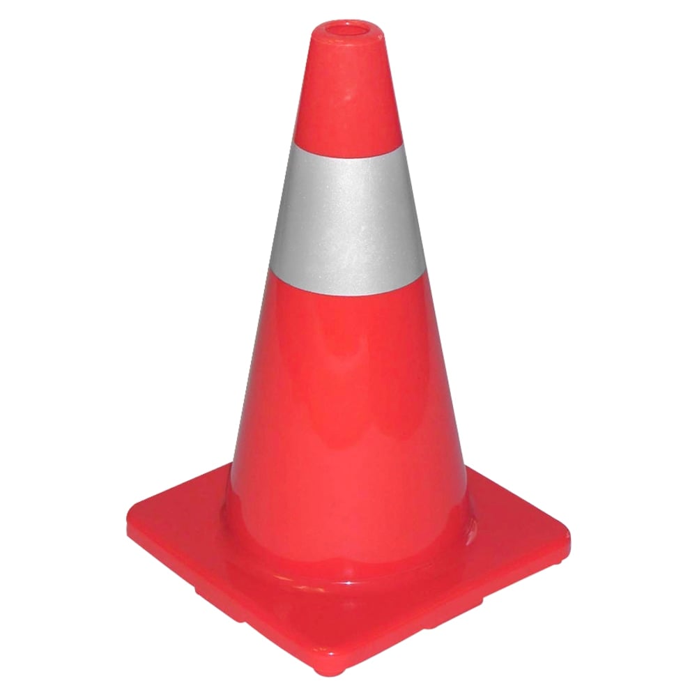 TATCO Sturdy Molded Reflective Traffic Cone (Min Order Qty 3) MPN:25500