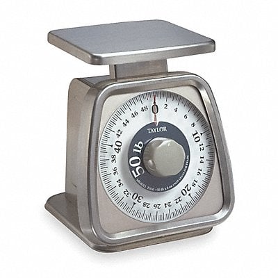 Dial Scale SS 50 lb Weight Cap. Silver MPN:TS50