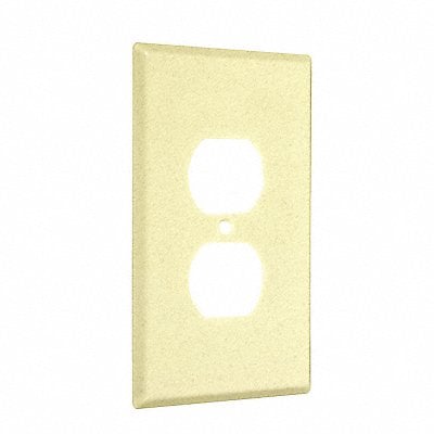 Jumbo Metal Wallplate Dplx Ivory Texturd MPN:WJTI-D