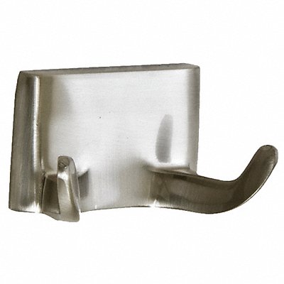 Bathroom Hook Zinc Satin 2 1/2 in W MPN:01-9402SN