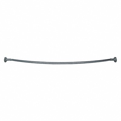 Curved Shower Rod SS 60in L Satin Nickel MPN:01-C6289SN