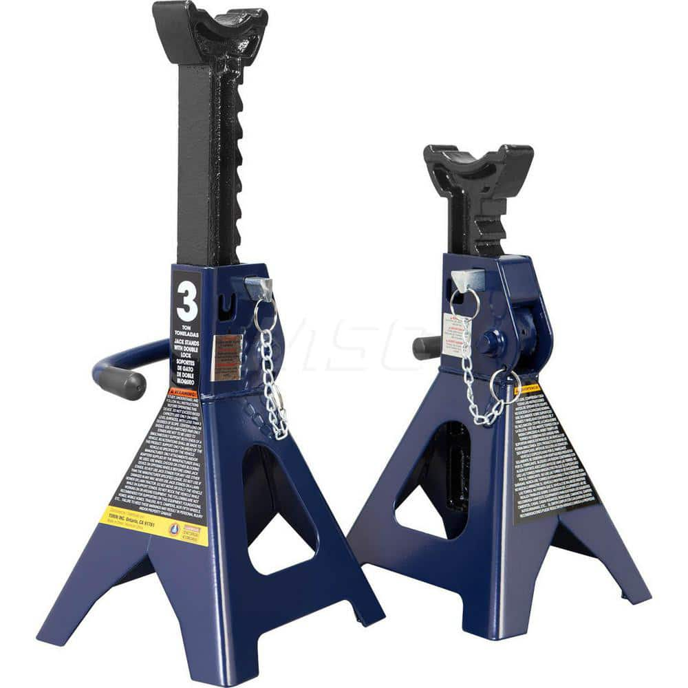 Jack Stands & Tripods, Jack Stand Type: Double Locking Jack Stand , Load Capacity (Lb.): 6000.000 , Load Capacity (Ton): 3 (Inch) MPN:AT43002AU