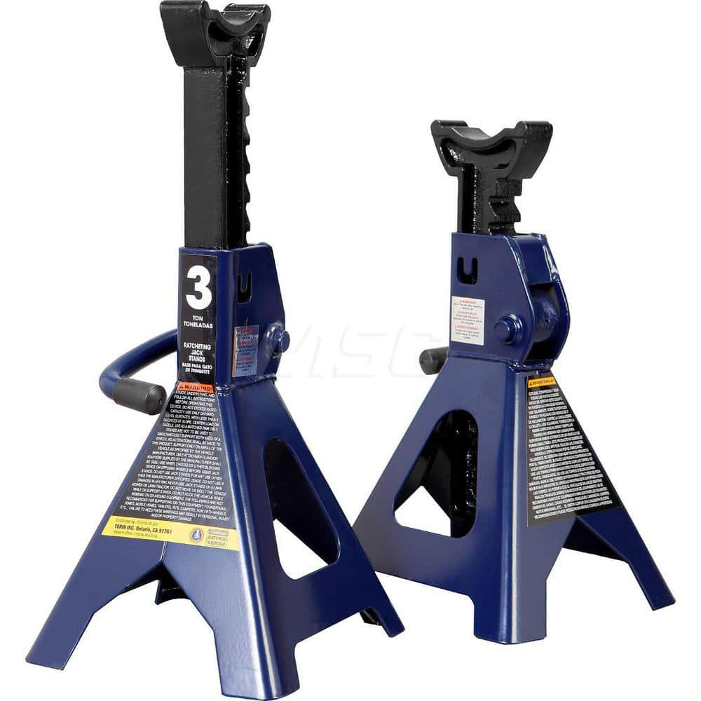 Jack Stands & Tripods, Jack Stand Type: Ratcheting Jack Stand , Load Capacity (Lb.): 6000.000 , Load Capacity (Ton): 3 (Inch), Minimum Height (Inch): 11-1/4  MPN:AT43202U