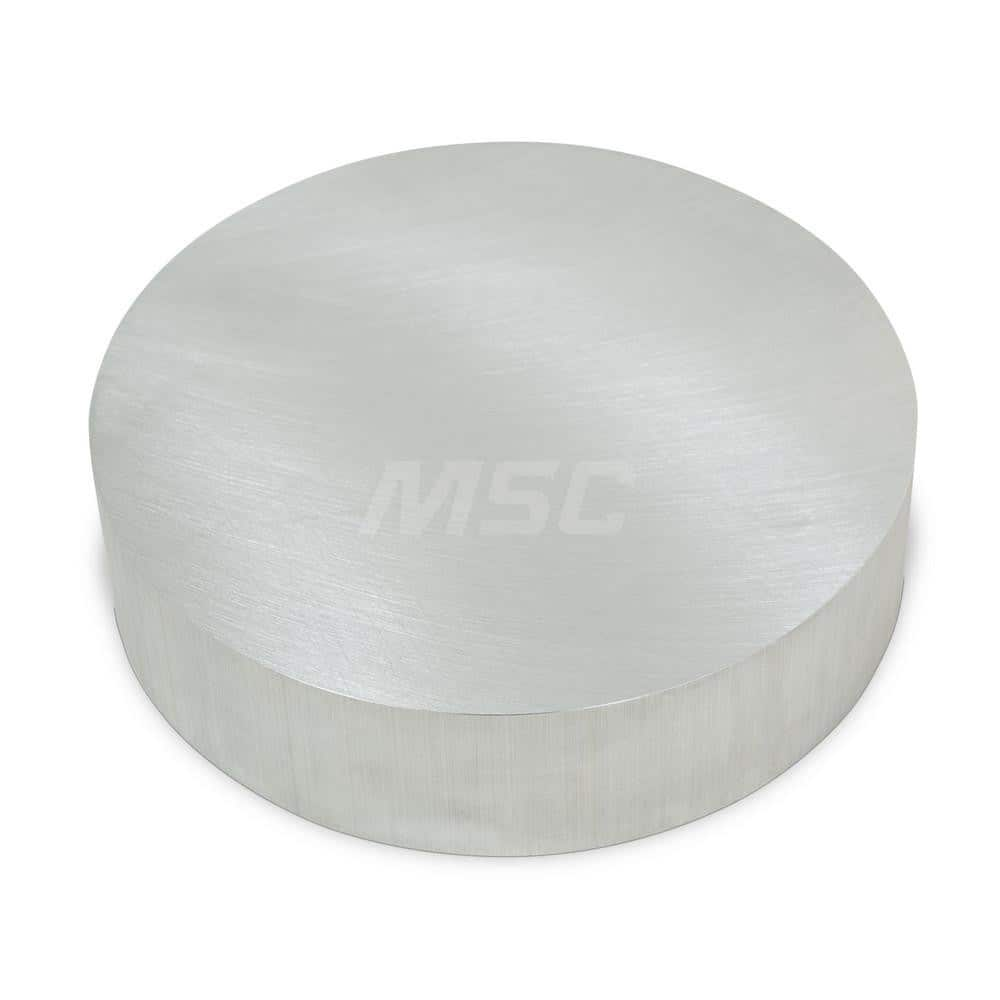 Aluminum Round Precision Sized Plate: Precision Ground, 8