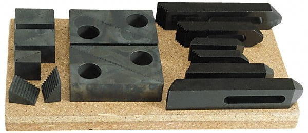 13 Piece Fixturing Step Block & Clamp Set with 1-1/2