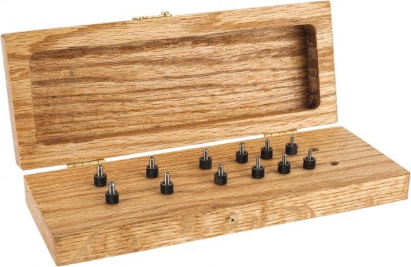 Tapped Hole Location Gage Sets, Thread Size Range: #2-56 to #8-32 , Thread Size: #2-56, #4-40, #5-40, #6-32, #6-40 MPN:10323