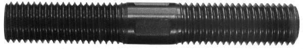 Equal Double Threaded Stud: 3/8-16 Thread, 4