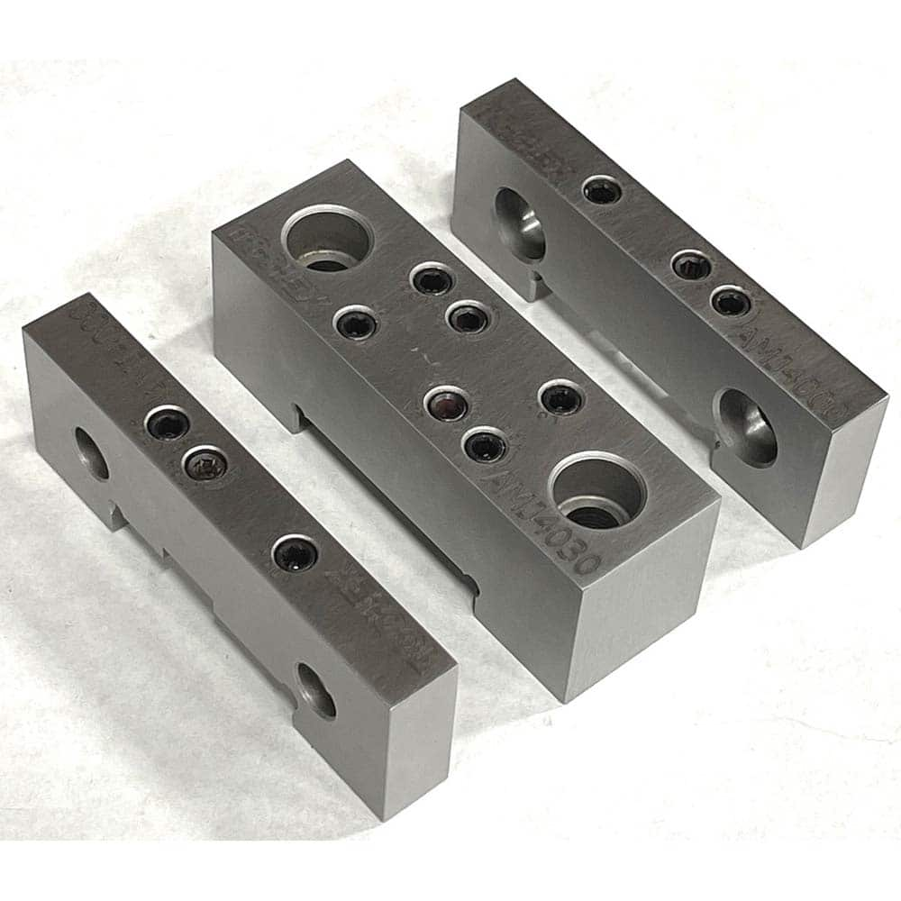 Vise Jaw Sets, Jaw Width (mm): 203.2 , Jaw Width (Inch): 8 , Set Type: Component Kit , Material: Steel , Vise Compatibility: 8