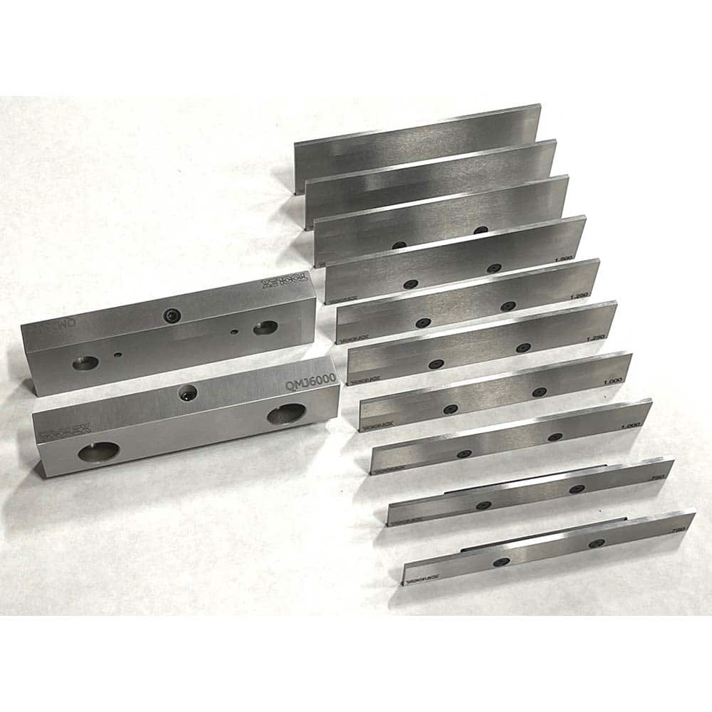 Vise Jaw Sets, Jaw Width (mm): 152.4 , Jaw Width (Inch): 6 , Set Type: Component Kit , Material: Steel , Vise Compatibility: 6