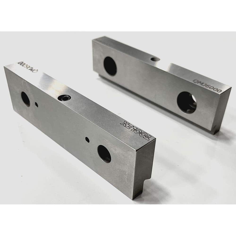 Vise Jaw Sets, Jaw Width (mm): 152.4, Jaw Width (Inch): 6, Set Type: Component Kit, Material: Steel, Vise Compatibility: 6