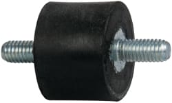 44 Lb Capacity, M6 Stud/Stud Vibration Isolator MPN:50959-1