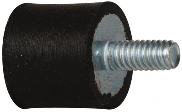 18 Lb Capacity, 8-32 Plate/Stud Vibration Isolator MPN:51042