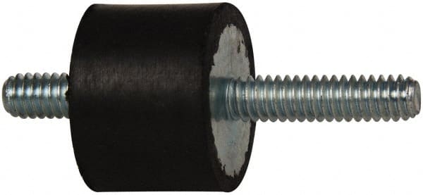 70 Lb Capacity, 1/4-20 Stud/Stud Vibration Isolator MPN:51159