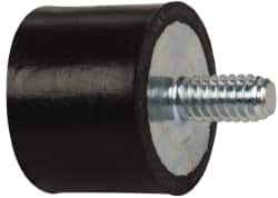 75 Lb Capacity, 1/4-20 Plate/Stud Vibration Isolator MPN:51188