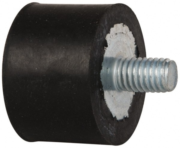 185 Lb Capacity, 3/8-16 Plate/Stud Vibration Isolator MPN:51382