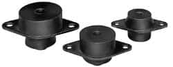 Plate-Type Vibration Mounts, Axial Load Capacity: 38 (Pounds), Support Mounting Hole Diameter: 0.343 (Decimal Inch), Height above Support: 0.750 (Decimal Inch) MPN:51505-1