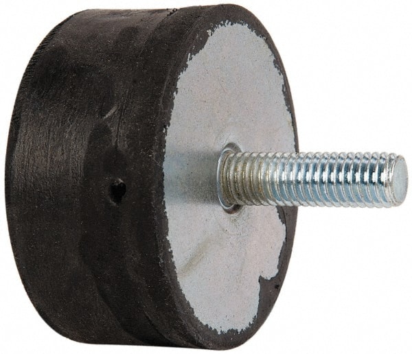 360 Lb Capacity, 1/2-13 Plate/Stud Vibration Isolator MPN:51551-1