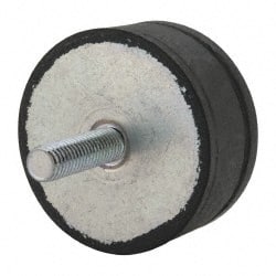 760 Lb Capacity, 1/2-13 Plate/Stud Vibration Isolator MPN:51551-3