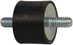 55 Lb Capacity, 1/4-20 Stud/Stud Vibration Isolator MPN:51141