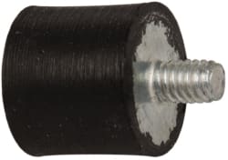 9.5 Lb Capacity, 8-32 Plate/Stud Vibration Isolator MPN:51040