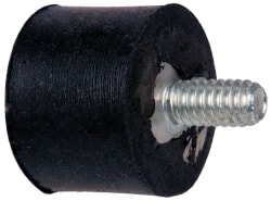 45 Lb Capacity, 1/4-20 Plate/Stud Vibration Isolator MPN:51161