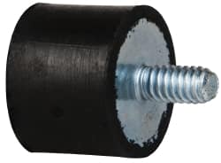 50 Lb Capacity, 1/4-20 Plate/Stud Vibration Isolator MPN:51162