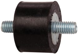 210 Lb Capacity, 3/8-16 Stud/Stud Vibration Isolator MPN:51393