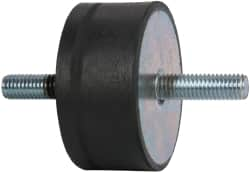 1815 Lb Capacity, 1/2-13 Stud/Stud Vibration Isolator MPN:51552-5