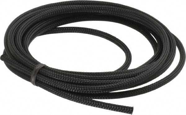 Black Braided Expandable Cable Sleeve MPN:CCP0.13BK10