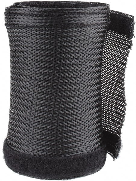 Black Braided Cable Sleeve MPN:FWN2.00BK3