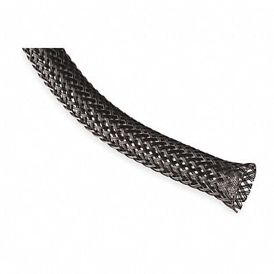 Braided Sleeving 0.375 in 100 ft Black MPN:HWN0.38BK100