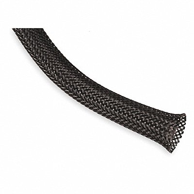 Braided Sleeving 0.125 in 10 ft Black MPN:PTN0.13BK10
