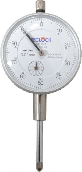 25mm Range, 0-100 Dial Reading, 0.01