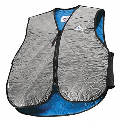 E7354 Cooling Vest Silver 5 to 10 hr 2XL MPN:6529-SILVER2XL