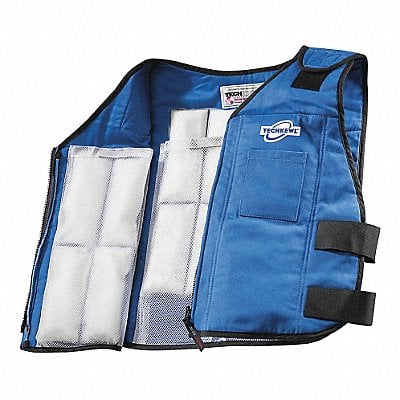 E7357 Cooling Vest Blue 5 to 10 hr 2XL MPN:6626-BLUE2XL