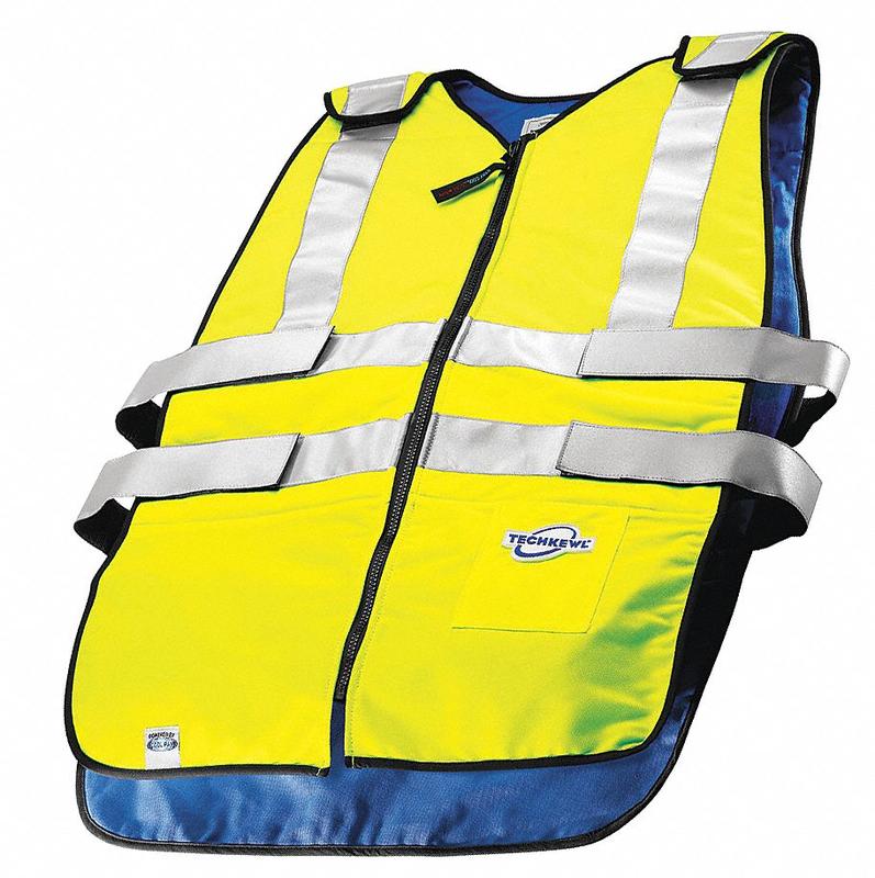 E7358 Cooling Vest Hi-Vis Lime 2 to 3 hr 2XL MPN:6626-HV2XL