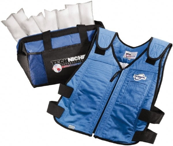 Size L/XL, Royal Blue Cooling Vest MPN:6626-RB-LXL