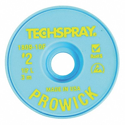 TECHSPRAY No.2 Desoldering Braid MPN:1809-10F