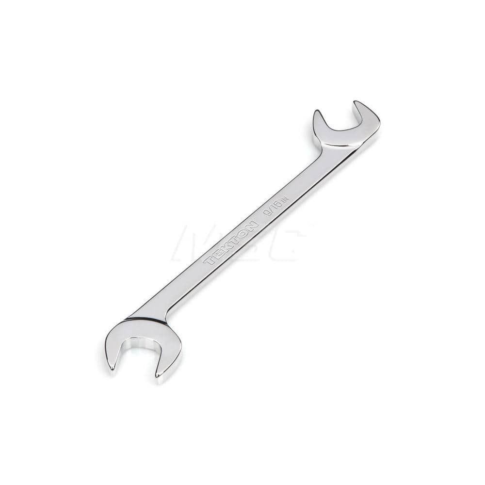 Open End Wrench: Angled & Open End Head, 9/16