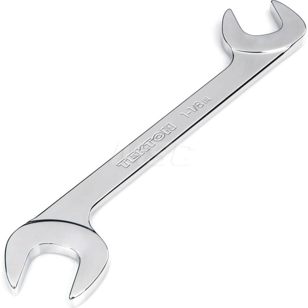 Open End Wrench: Angled & Open End Head, 1-1/8