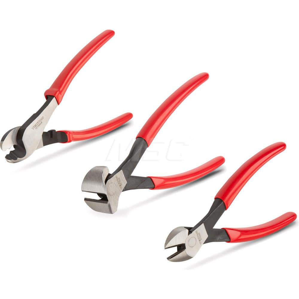 Pliers Set: 3 Pc, Cutting Pliers MPN:PCT99120