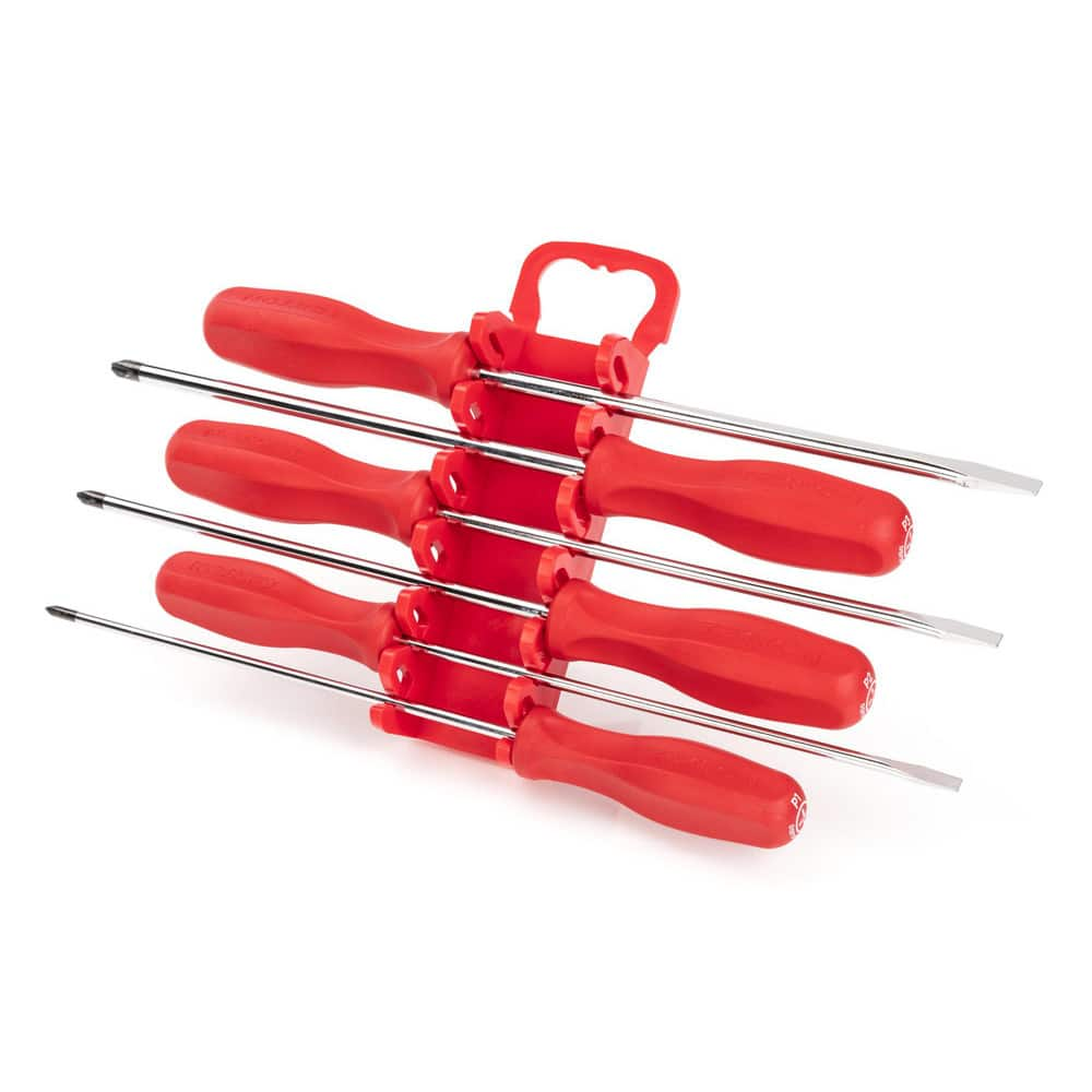 High-Torque Chrome Blade Screwdriver Set, 4-Piece (#1-#2, 3/16-1/4 in.) MPN:DRV42503