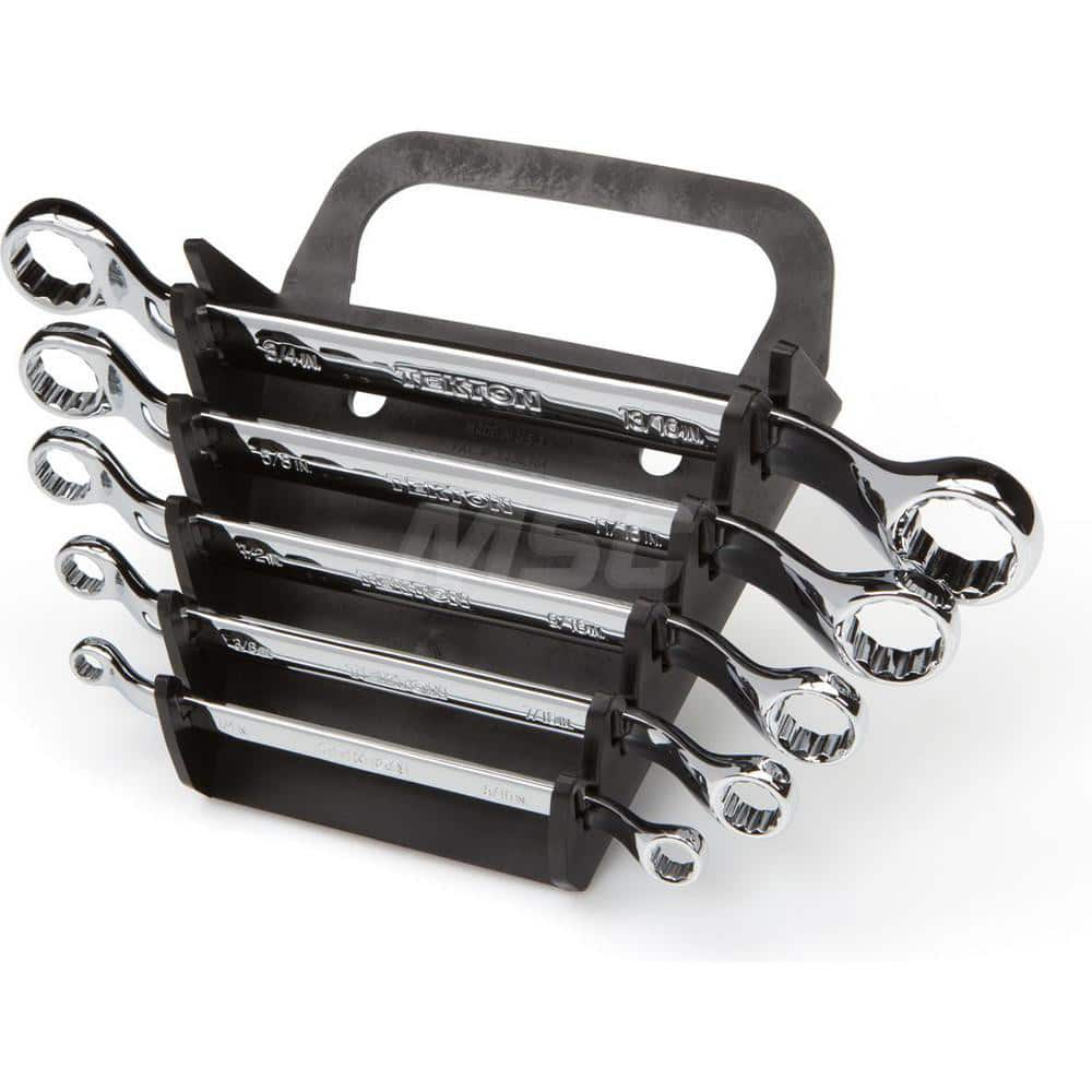 45-Degree Offset Box End Wrench Set, 5-Piece (1/4-13/16 in.) - Holder MPN:WBE23405