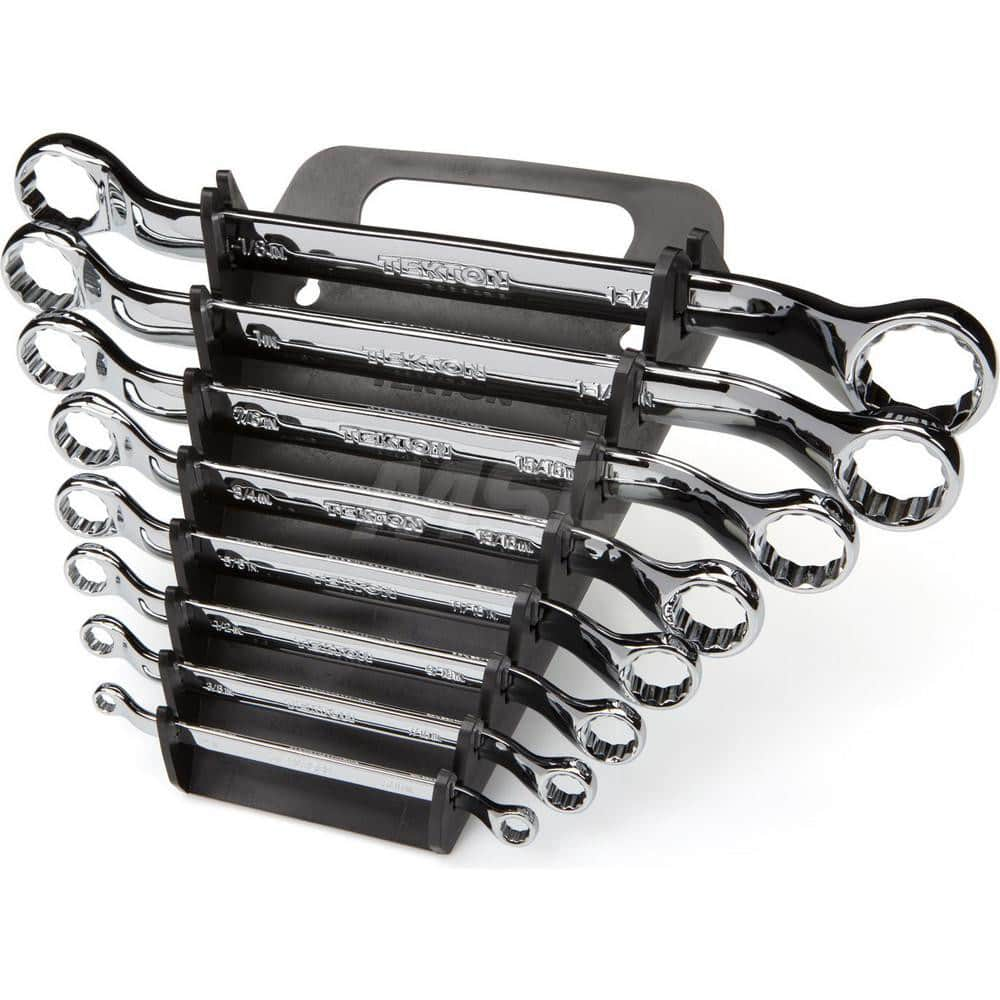 45-Degree Offset Box End Wrench Set, 8-Piece (1/4 - 1-1/4 in.) - Holder MPN:WBE23408