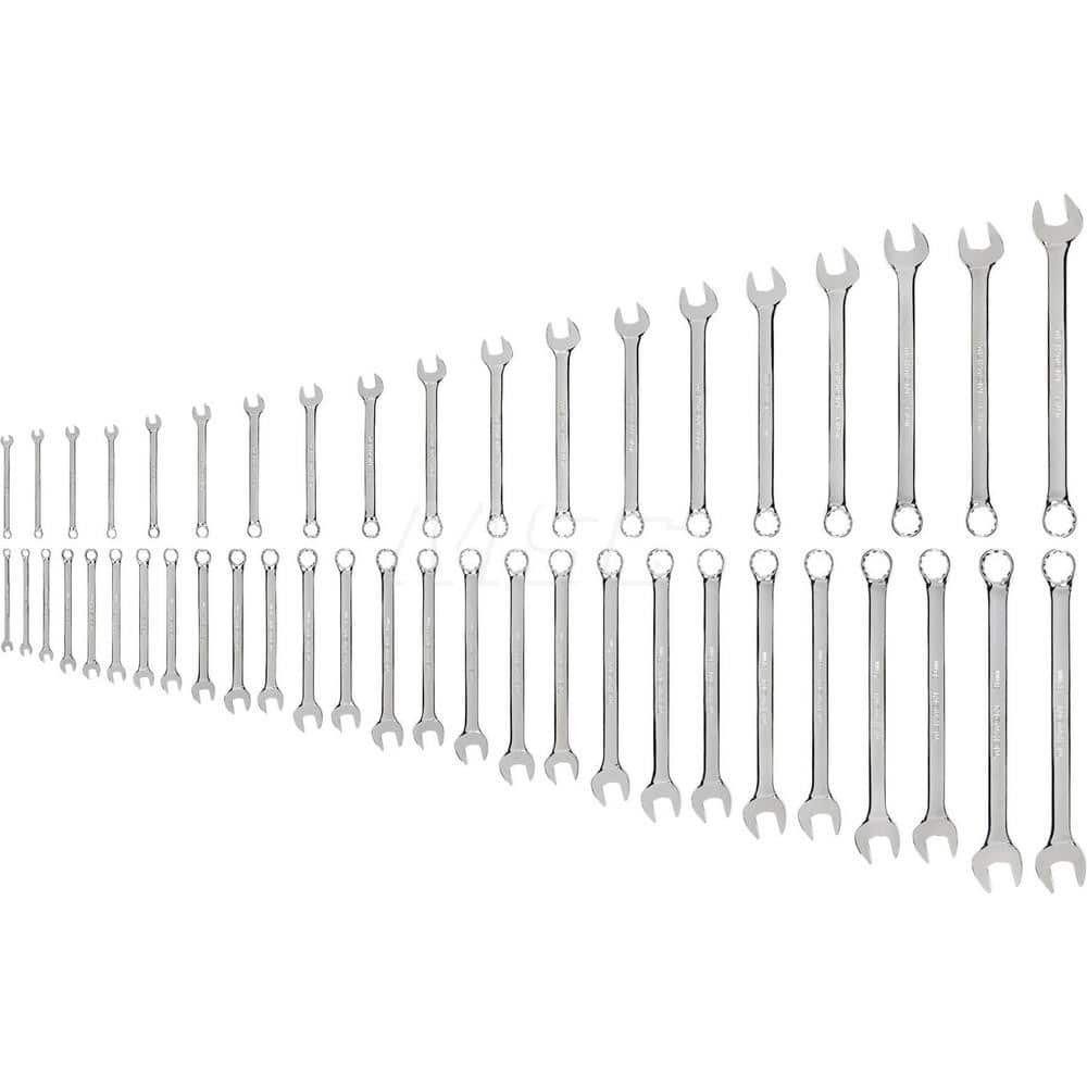 Combination Wrench Set, 46-Piece (1/4 - 1-1/4 in., 6-32 mm) MPN:WCB90301