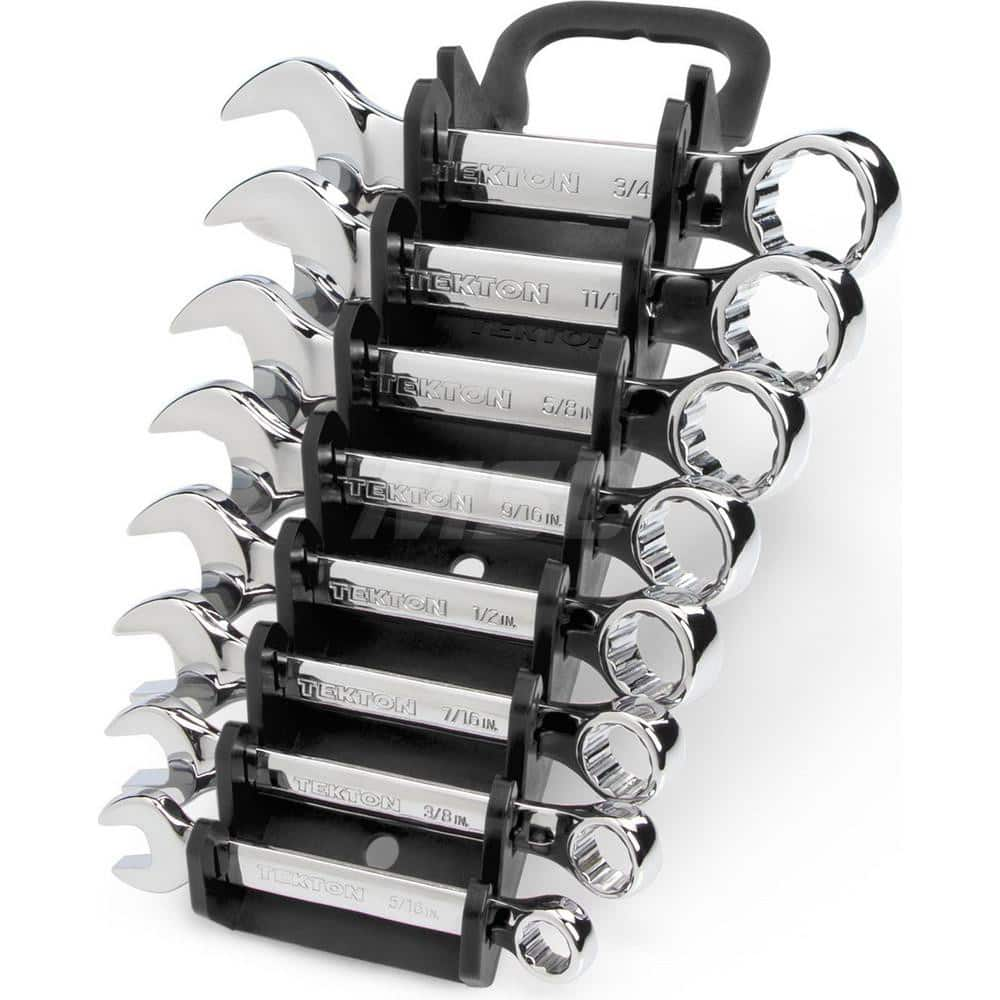 Stubby Combination Wrench Set, 8-Piece (5/16-3/4 in.) - Holder MPN:WRN01066