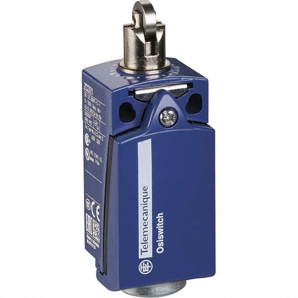 NC/NO Configuration, 240 VAC, 10 Amp, Metal Lever, Roller Safety Limit Switch MPN:XCKD2518N12